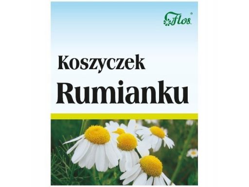 Flos koszyczek rumianku 50g wspiera trawienie