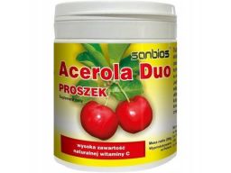 Sanbios acerola duo 200g wzmacnia odporność