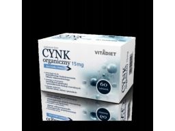 Vitadiet cynk organiczny 15 mcg 60 tabl.