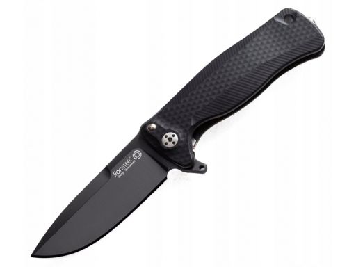 Nóż lionsteel sr flipper aluminum black / black bl