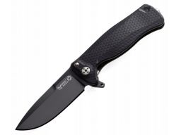 Nóż lionsteel sr flipper aluminum black / black bl