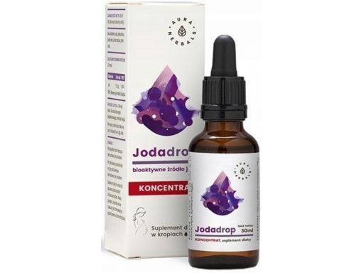 Aura herbals jodadrop 30ml wspiera pracę tarczycy