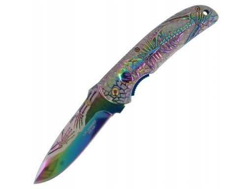 Nóż herbertz solingen rainbow titanium skeleton 10