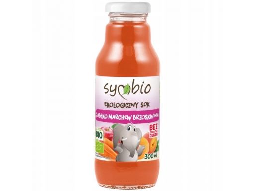 Symbio sok jabłko-marchew-brzoskwinia eko 300ml