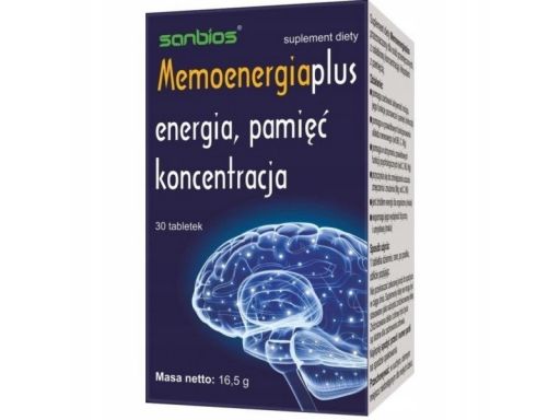 Sanbios memoenergia 30 tabletek