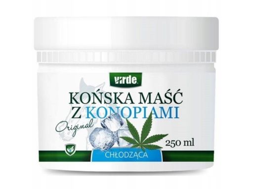 Virde końska maść z konopiami chłodząca 250ml