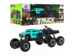 Auto crawler w skali 1:18 2,4g niebieski