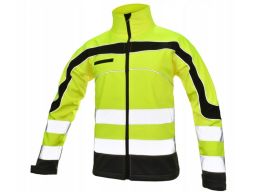 Kurtka robocza softshell ostrzegawczy softfelex l