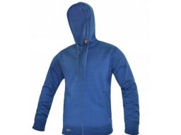 Bluza robocza dziana z kapturem comfort blue m