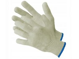 Rękawice robocze bawełniane białe dziane 10/xl