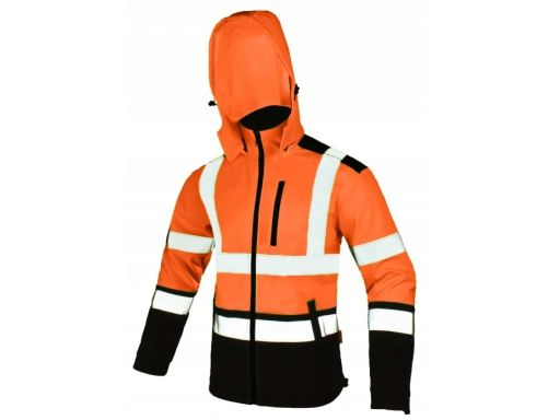 Kurtka robocza softshell ostrzegawczy softref o xl