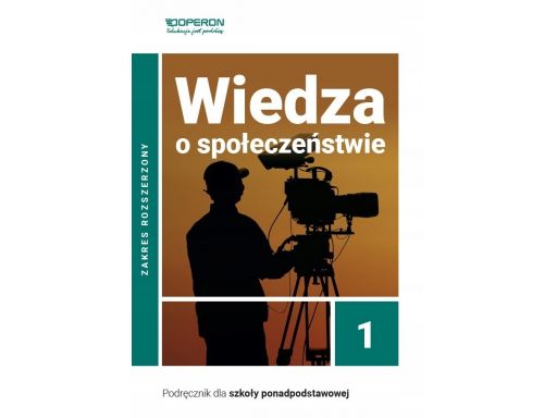 Wiedza o społeczeństwie 1 podręcznik zr operon