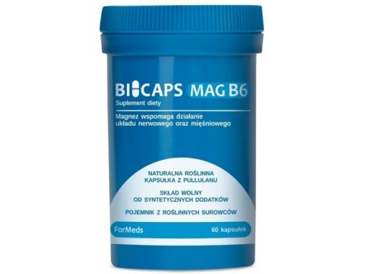 Formeds bicaps mag b6 60 k. wspiera układ nerwowy