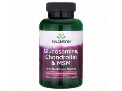 Swanson glucosamina/chondro/msm 120 tabs.