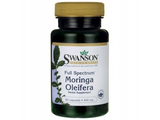 Swanson fs moringa oleifera 400mg 60 kaps.