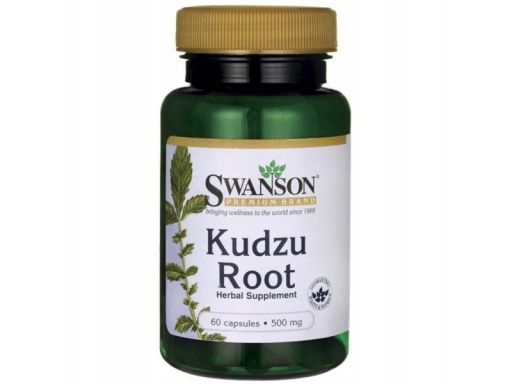 Swanson kudzu 500mg 60 k. wzmacnia układ pokarmowy