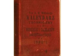 Weinberg kalendarz techniczny dla gorzelni 1900 k3