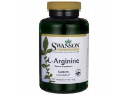 Swanson l-arginina 500mg/200kaps.