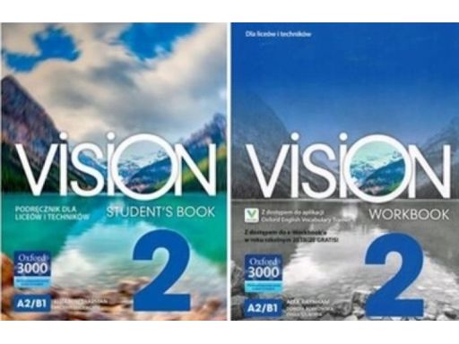 Vision 2 podręcznik + ćwiczenia + online oxford