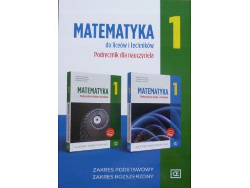 Matematyka 1 książka podr. dla nauczyciela 2019
