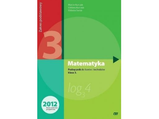 Matematyka kl. 3 pazdro zakres podstawowy kurczab