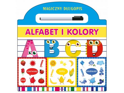 Magiczny długopis alfabet i kolory edukacja nauka