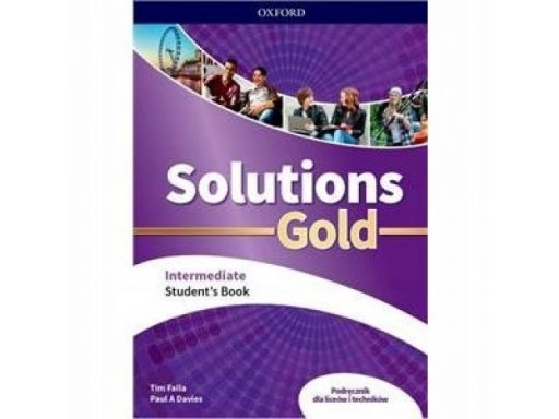 Solutions gold intermediate podręcznik 2019