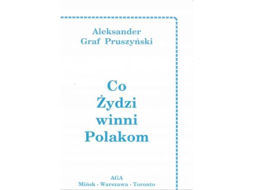 Co żydzi winni polakom, a. pruszyński j11