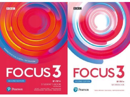Focus 3 second edition b1/b1+ podręcznik + wb