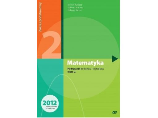 Matematyka 2 podręcznik zakres podstawowy pazdro