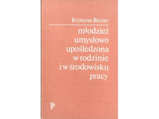 Młodzież umysłowo upośledzona w rodzinie s11