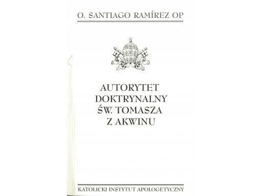 Ramirez autorytet doktrynalny św tomasza z akwinu