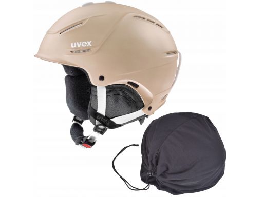 Uvex p1us 2.0 m 55-59cm kask narciarski +pokrowiec