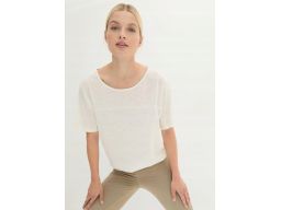 B.P.C t-shirt damski sportowy kremowy ^52/54