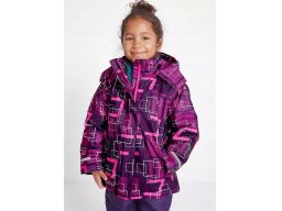 B.P.C dziecięca kurtka zimowa w kolorowe wzory 116/122.