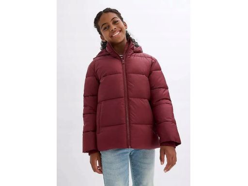 B.P.C dziecięca kurtka zimowa bordowa pikowana 128/134.