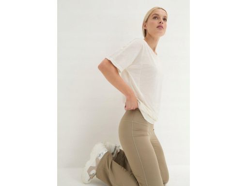 B.P.C t-shirt damski sportowy kremowy r.40/42