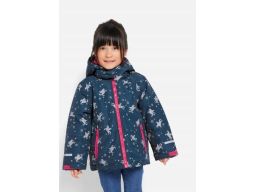 B.P.C dziewczęca kurtka ocieplana z kapturem w jednorożce 140/146.