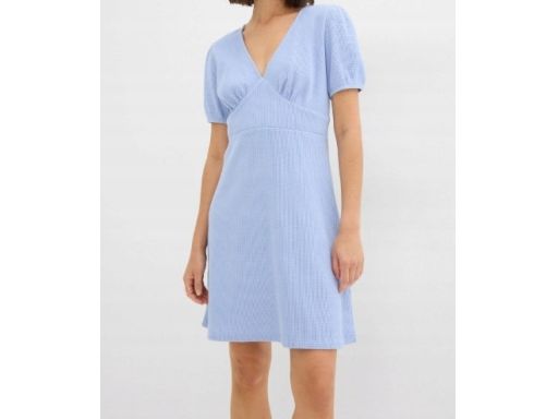 B.P.C. sukienka bawełniana niebieska strukturalna r.48/50