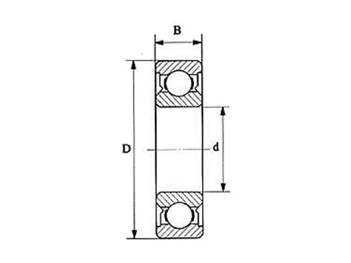 629-2Rsh/C3 Łożysko 629-2Rs-C3 /Skf/ Skf