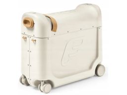 Stokke Walizka beżowa twarda kabinowa tworzywo sztuczne JetKids 20 l