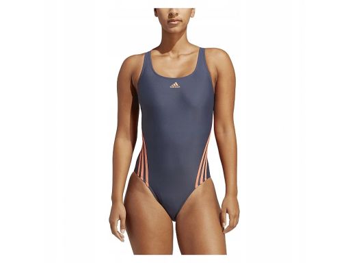 ADIDAS kostium kąpielowy sportowy granatowy 44