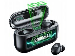Słuchawki bezprzewodowe f9 dotyk powerbank 2000mah