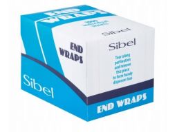 Sibel end wraps blue papierki do trwałej 1000 szt