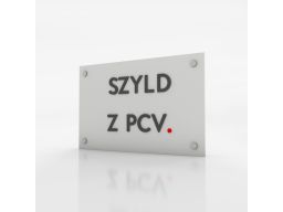 Szyld z pcv spenionego 150x90 cm