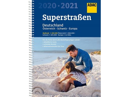 Adac superstraßen atlas 20/21 niemcy austria szwaj