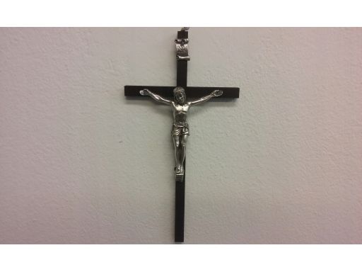 Krzyż wiszący tanio gratis unikat