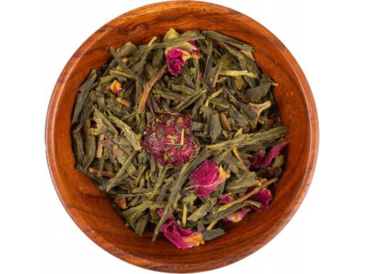 Zielona herbata sakura smak wiśni 100g rozkosz