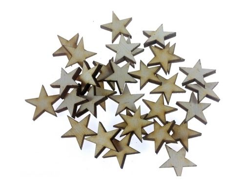 Scrapki gwiazdki gwiazdy drewniane decoupage 100