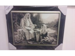 Obraz jezus i maria magdalena tanio płótno